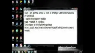How to Change User Information in Windows