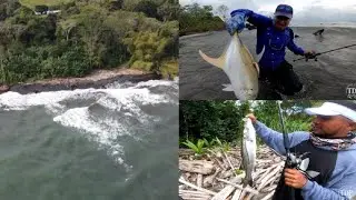 COMO PESCAR ROBALOS EN LAS DESEMBOCADURAS #pescaendesembocadura #pescaderobalo #snook #robalo #jurel