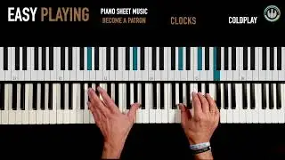 ✨ Clocks  - piano accompaniment  @coldplay   🎹 intermediate🧉