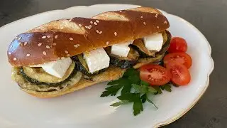 A trio of culinary delights | Crispy aubergine and courgette seduced by feta