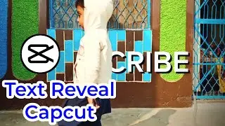 Text Reveal Capcut tutorial | Reveal text as you walk 2024 || Capcut editing tutorials