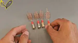 How to make a powerful TNT terrestrial TV antenna using a four-pin switch