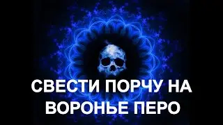 СВЕСТИ ПОРЧУ НА ВОРОНЬЕ ПЕРО  ДЛЯ ПРАКТИКОВ  Ритуал Инги Хосроевой