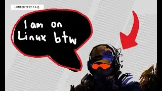 this cs2 clip montage was edited and recorded in linux pls like