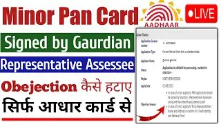 Minor Pan Objection Representative Assessee Problem Solution