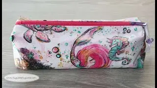 Tuto : coudre une trousse carrée (trousse d'école ou trousse de toilette) doublée zippée