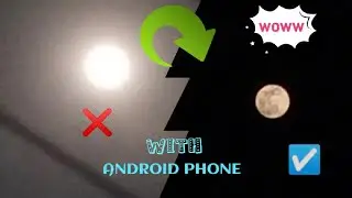 How to take perfect picture of moon in Mobile | Moon Photography in Redmi 9 prime
