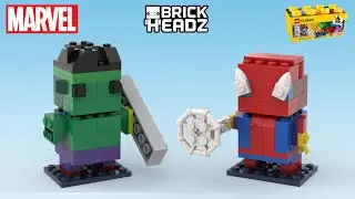 Spider-Man and Hulk Marvel Brickheadz Lego classic 10696