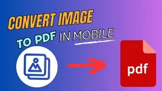 How to convert image to PDF without app in mobile |Make PDF of Photos in Mobile|Convert Image to PDF