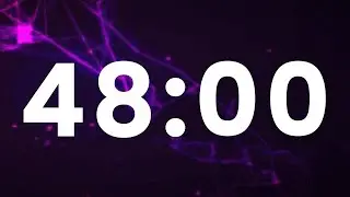 48 Minute Timer - 2880 seconds Timer - countdown -  clean and simple [ELECTRIC]