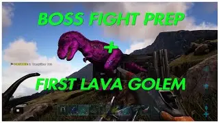 Boss Fight Dinos and Lava Golem for BPs | Ark Unofficial PVP Ep. 4