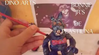 COMO HACER A BONNIE  FAZBEAR JR'S (FAN MADE) DE PLASTILINA✔️