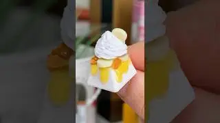 Making a banana pudding keycap for my keyboard! 🍌