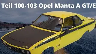 Hachette Bau den Opel Manta A GT/E Teil 100-103 