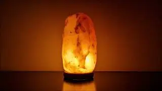 Soothing Glowing Salt Lamp – Relax & Sleep Better with Warm Ambient Light 🌙