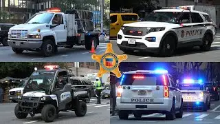 USSS IN GATOR! Secret Service Trucks and Uniformed Division with lights & sirens in New York! #1616