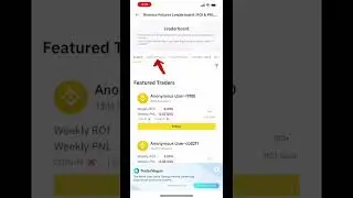 Binance da boshqalar qilgan savdoni ko’rish va foyda qilish. 