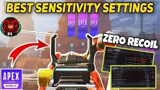 Apex Legends Mobile BEST Sensitivity Settings 🔥 Gyroscope , Controls , Settings