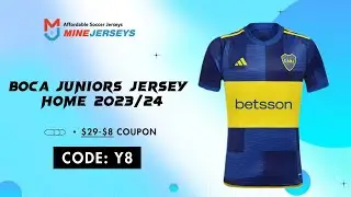 Boca Juniors Home Jersey 2023/24 - Minejerseys Unboxing Review #soccer #cheapjersey #BocaJuniorsfc