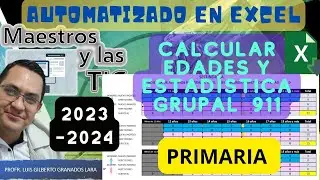 ESTADÍSTICA 911 PARA PRIMARIA CICLO 2023-2024