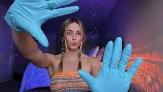 ASMR | Latex Gloves HAND MOVEMENTS & SOUNDS For Sleep | Tongue Clicking