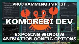 Exposing Window Animation Config Options | Rust Programming🦀 | Komorebi | Windows 11 Tiling WM