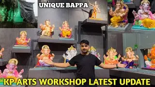 Kunal Patil Workshop Latest update 2024 || Best murtikar Design Ganpati | Kp arts ||