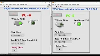 TCP / IP Communication in LabVIEW | Send & Receive data over TCP/IP in LabVIEW | Server & Client