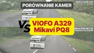 Wideorejestratory VIOFO A329 vs Mikavi PQ8 - porównanie