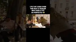 I put my song over the Fast X trailer… #shorts