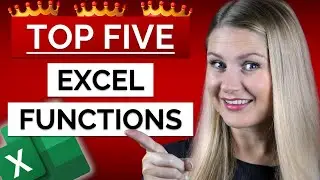Top 5 Excel Functions - MUST KNOW