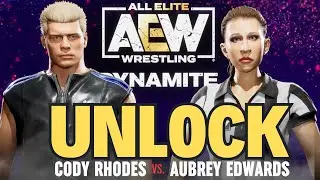 How to Unlock Cody Rhodes and Aubrey Edwards in AEW Fight Forever