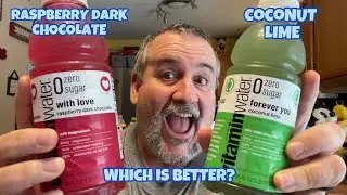 Raspberry Dark Chocolate Vitamin Water? Coconut Lime? Let’s do this!