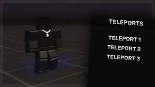 Roblox Teleport Menu System