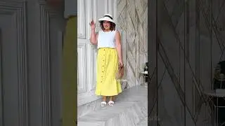 Юбка жатая с пуговками