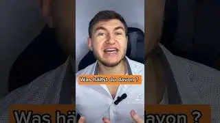 Что ты считаешь по этому поводу? #немецкийснуля #deutschfüranfänger