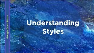 Google Docs Basics - Understanding Styles | Technology Education