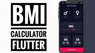 How to Create BMI Calculator in Flutter | Beautifully Designed App | Flutter | ‎