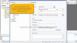 Configurando su sitio web SmartFTP