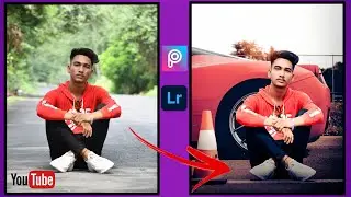 Boy With Car PicsArt Realistic Photo Editing | PicsArt Car Photo Editing Tutorial