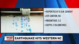 Earthquake confirmed in Western N. Carolina