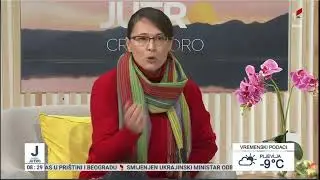06-02-2023 - RTCG - Jutarnji program Dobro jutro Crna Goro, gošća Vanja Ćalović Marković