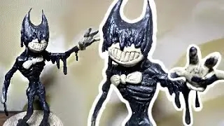 🔥ЛЕПКА ЧЕРНИЛЬНОГО БЕНДИ•Bendy and the ink machine•Из пластилина