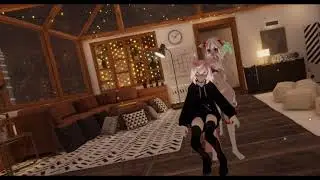 VR ASMR 16 - Collab with RedeemedLight (Kiwi) and hair brushing