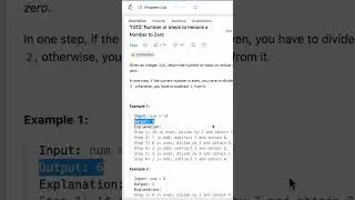 Master Leetcode. Leetcode Problem 1342. Number of steps to reduce a number to 0 || Javascript. Day12