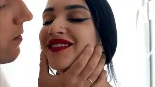 Hot Brazilian lesbian girl tongues kiss l Sloppy kiss l Daily vlogs 