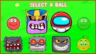 Новые персонажи в игре про красный шарик. Играем за Таноса.Red Ball 4 от Фаника про шар