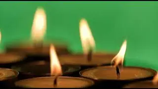 Real Candle Flame Green Screen HD | Perfect for Editing 