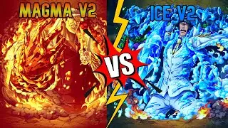 🌋Magma V2🌋 VS 🧊Ice V2🧊 - Blox Fruits