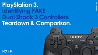 Identifying a Fake PlayStation 3 Dual Shock 3 Controller | Teardown & Comparison | PS3